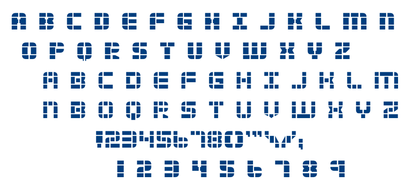 2 Tech font