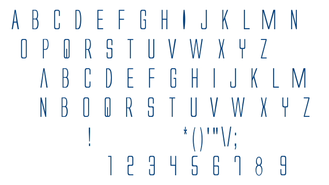 Alien League font