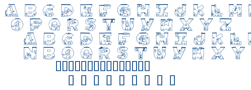 Aquarium font