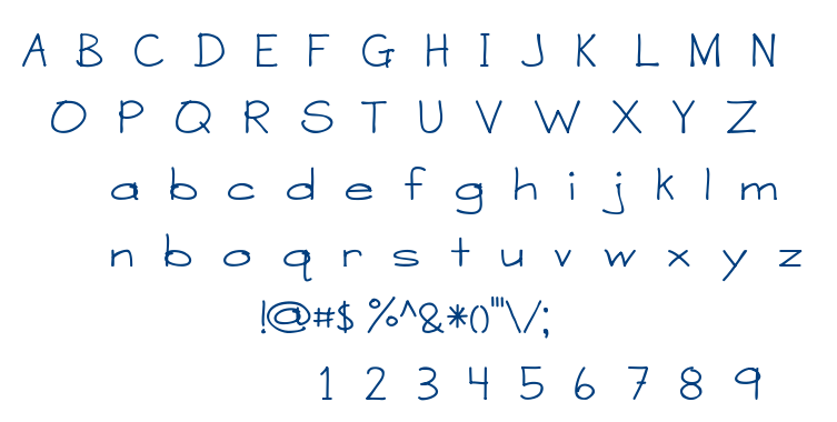 A Sensible Armadillo font