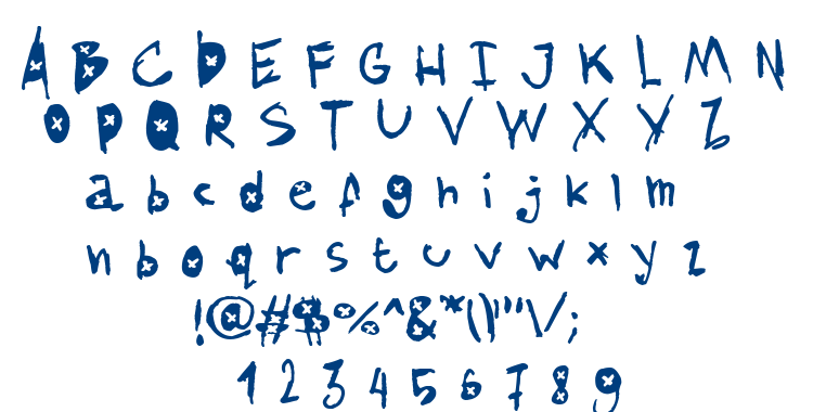 AmazHand First font