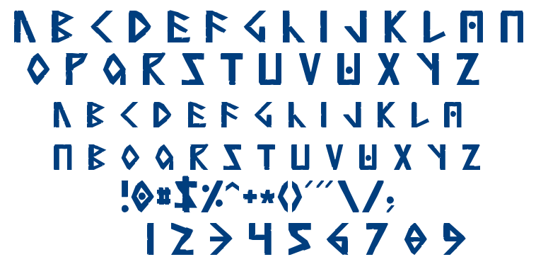 Anglorunic font