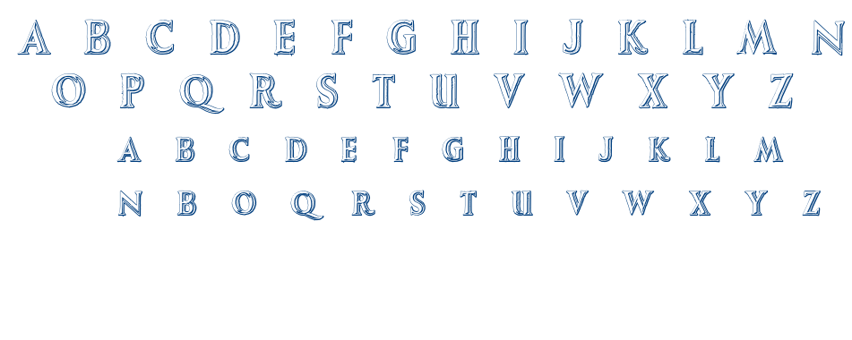 Augustus Beveled font