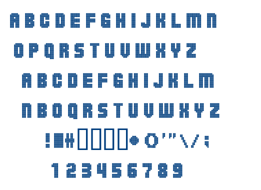 Balls on the Rampage font