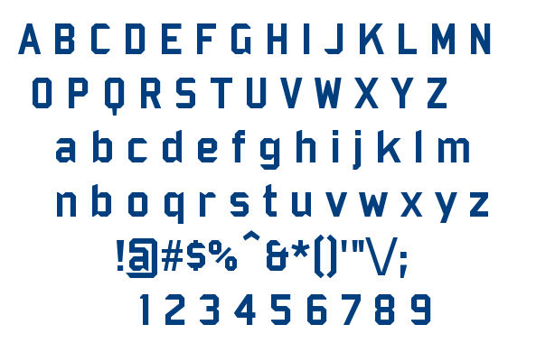 Bombardier font