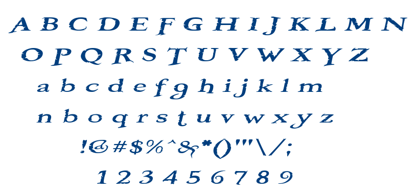 Booter font