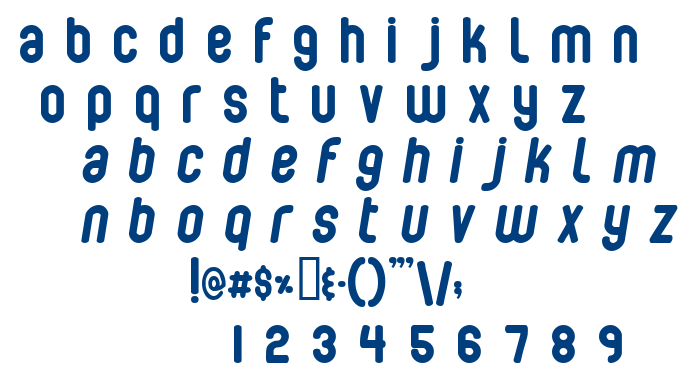 Bubbleboy font