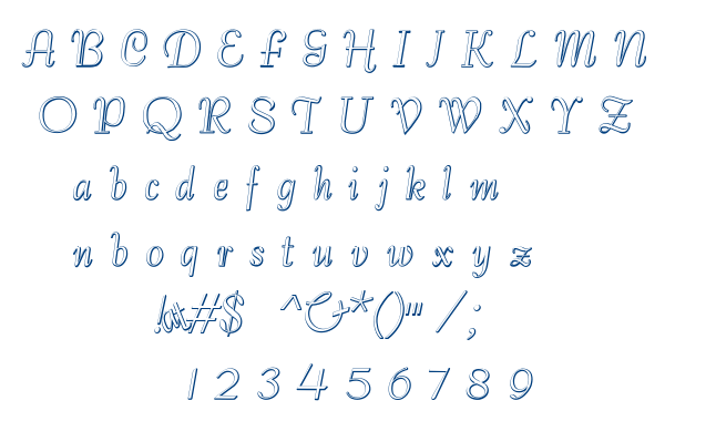 Bernardo Beveled font