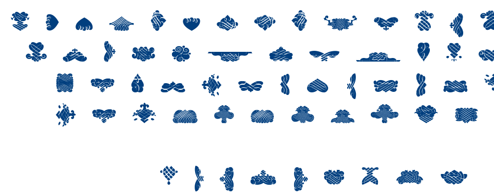 Black Ornaments font