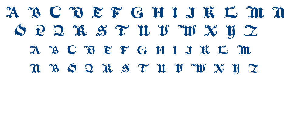 Black Initial Text font