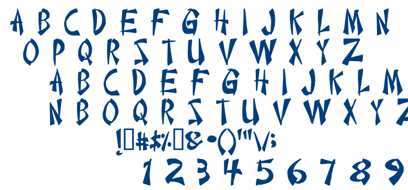 Chinese Takeaway font