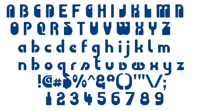 Choda font