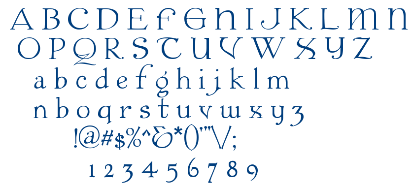Colwell font