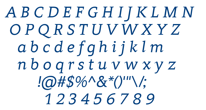 Contra font
