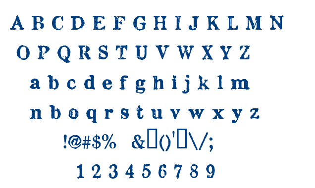 Chenier font