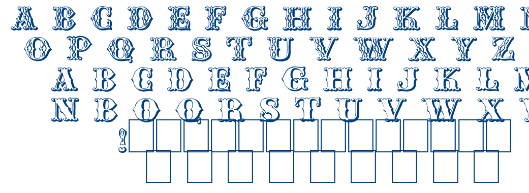 Chipperfield and Bailey font