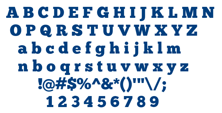 Chunk font