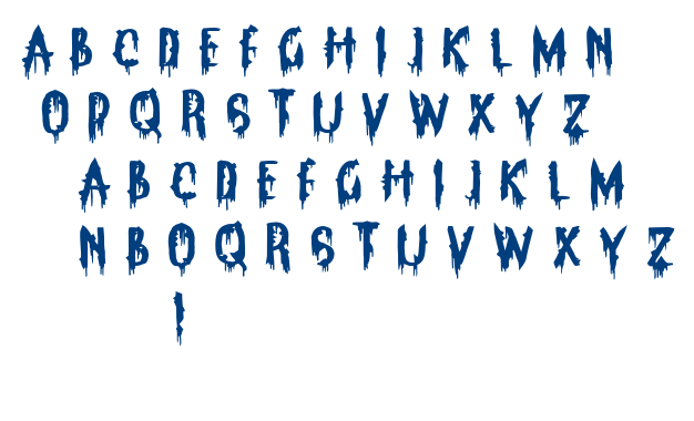 Clarks Summit Panic font