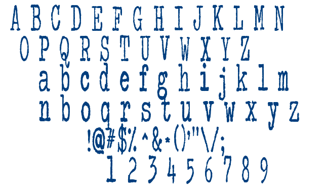 Colour me purple font