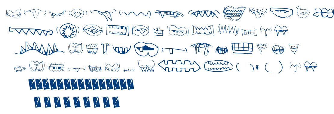 Creature Builder font