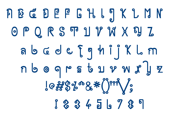 Cyclin font