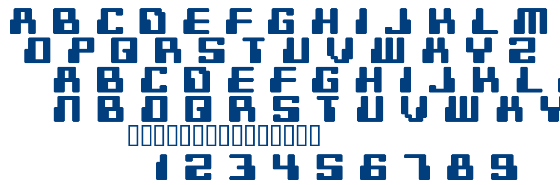 Digitek font