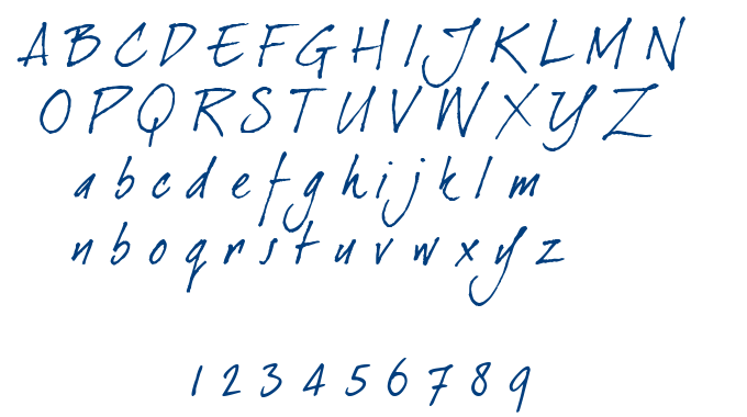 Dear Joe font