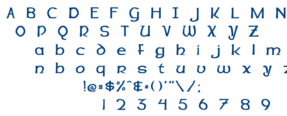 Dalelands font