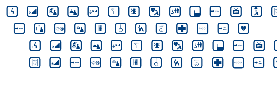 Depressive Icon font