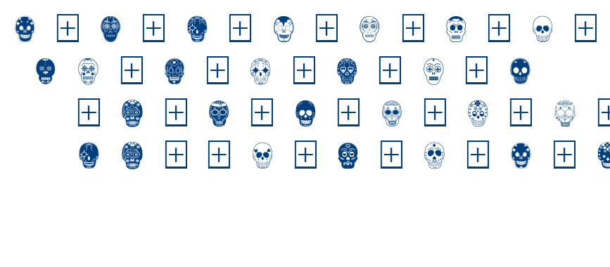 Dia de los Muertos font