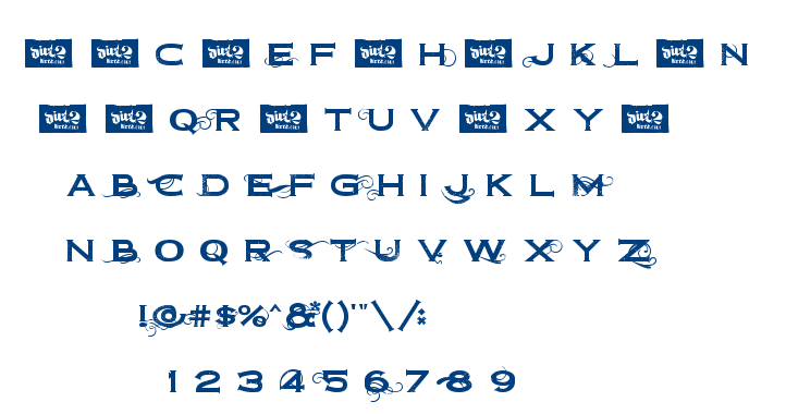 Dirt2 Copperbolt font