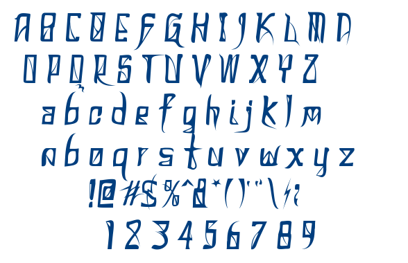 Donaldo Regrecka font