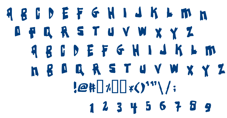 Earthquake font