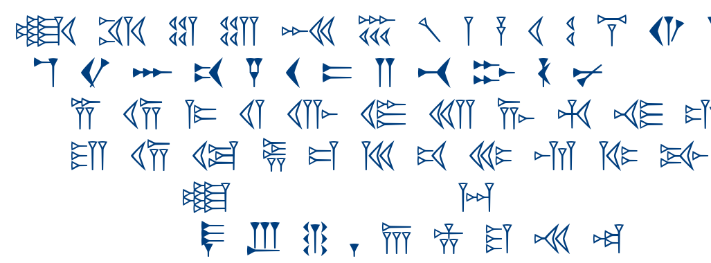 Easy Cuneiform font