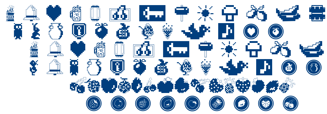 Fontalicious Thingbats font