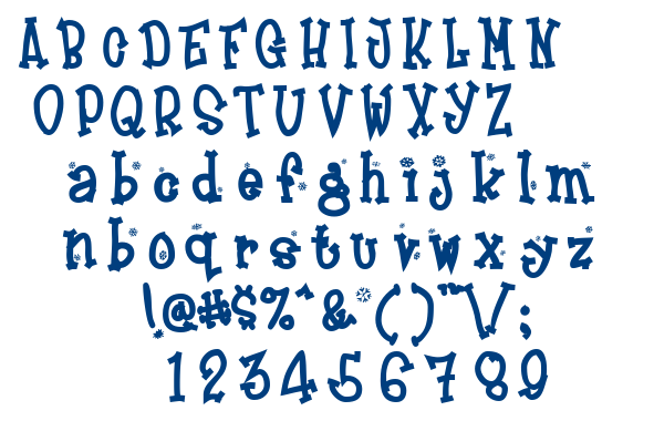 Frosty font