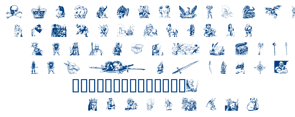 Fantasy Clipart font