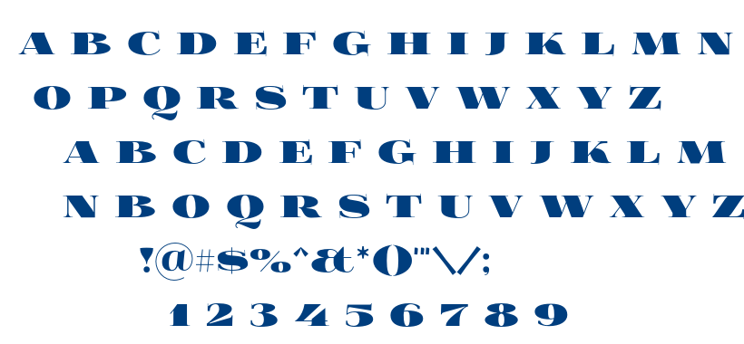 Foglihten Black Pcs font