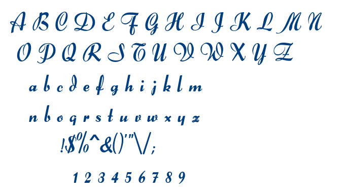 Forelle font