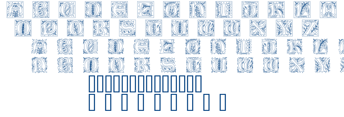 Gothic Illuminate font