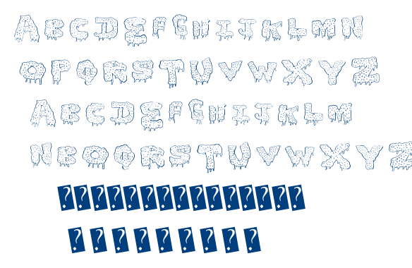 Gunky Ick font