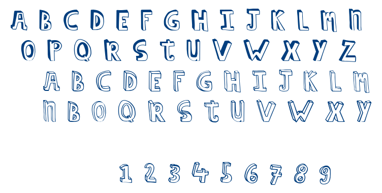 Hilde Caps font
