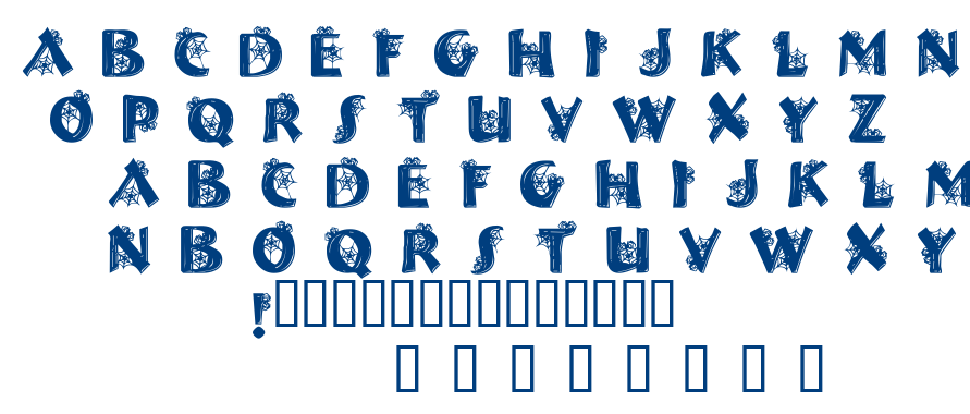 Halloween Spider font