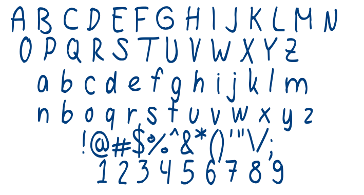 Hanna Handwriting font