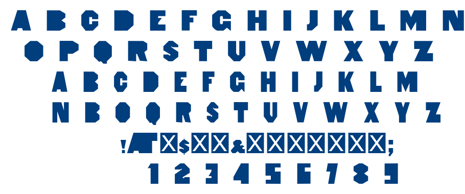 Heptagon French Limited Free Edition font