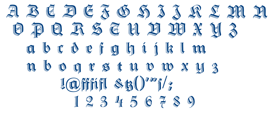 Hermann Gotisch font