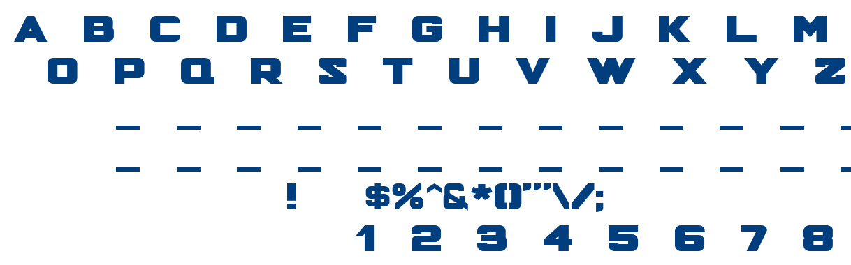 Hunter Squared font