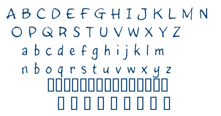 InkyDoo font