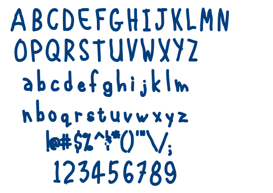 International Chunkfunk font