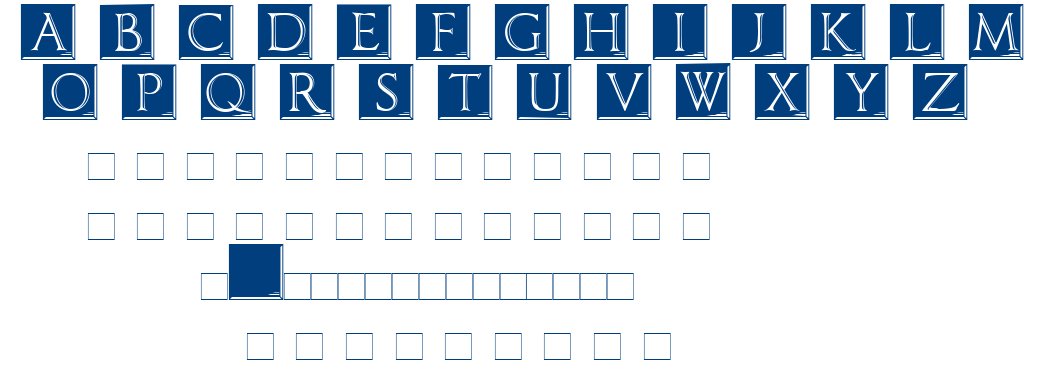 IMPERATOR PLAQUE font